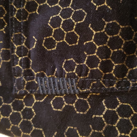 Paige USA NEW Velvet Verdugo Honeycomb Ultra Skinny Jeans Black Gold Womens 🎉HP - Picture 15 of 15